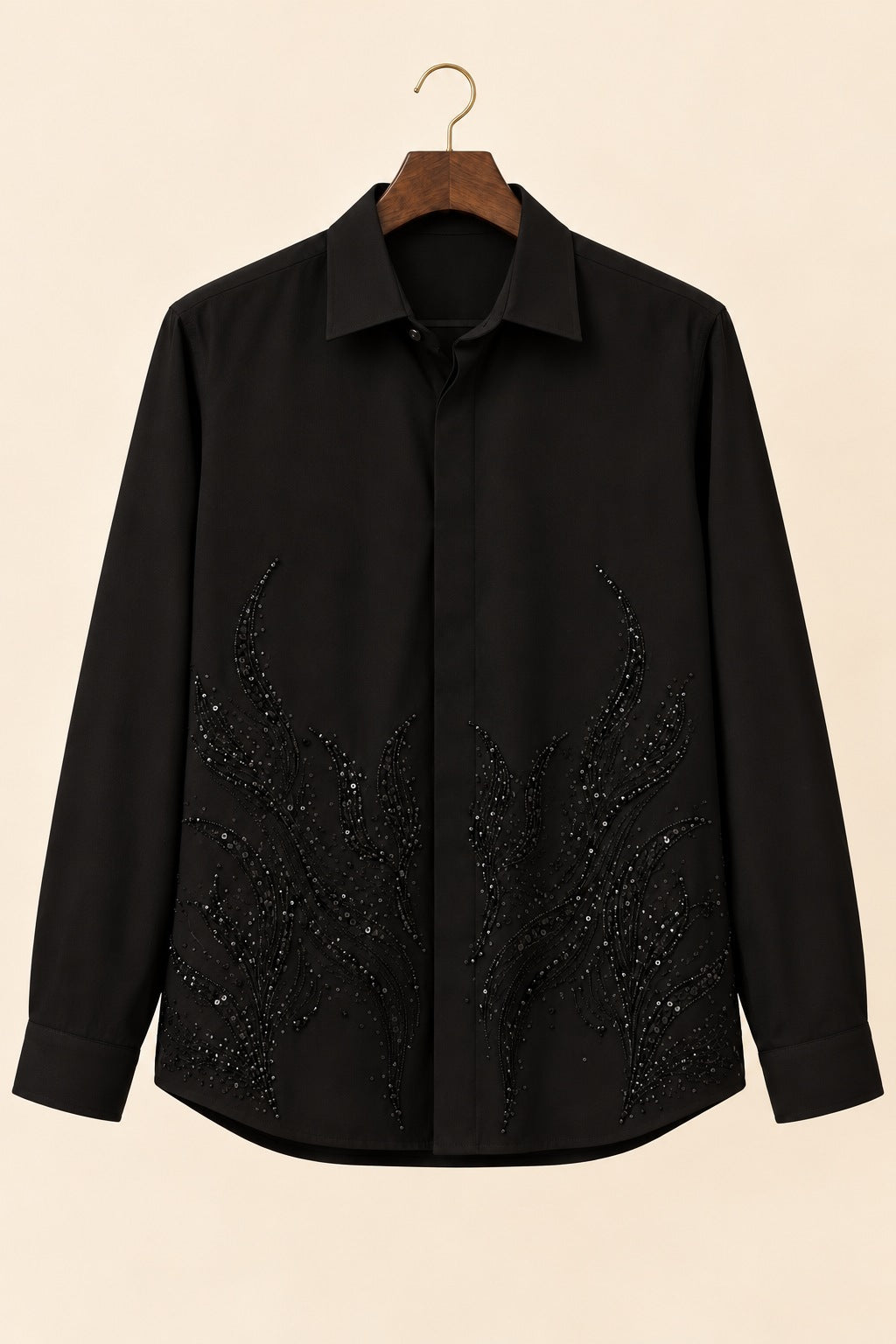 Flame Handwork Shirt - hanger