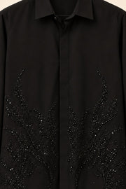 Flame Handwork Shirt - detail