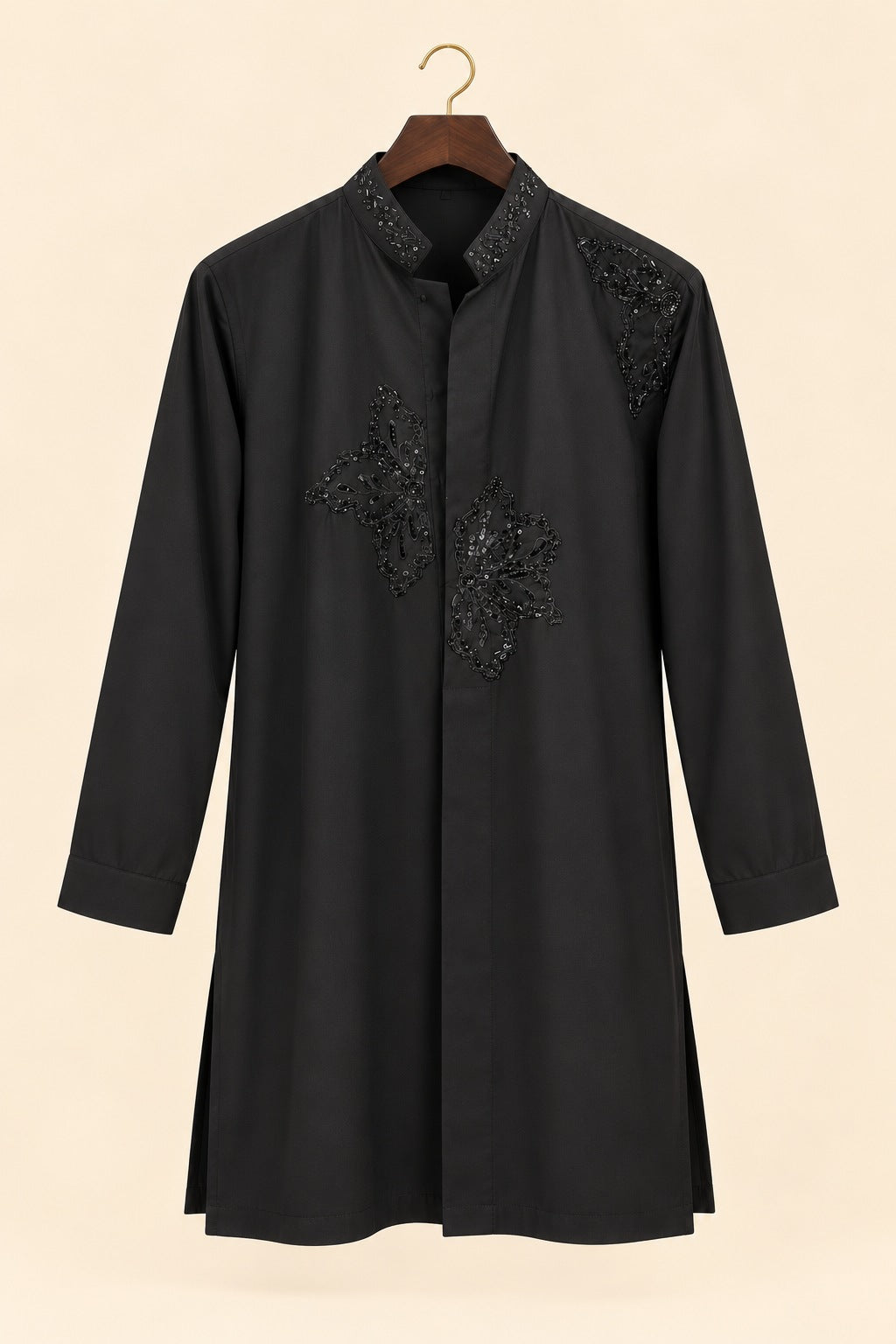 Front Embroidered Kurta - hanger