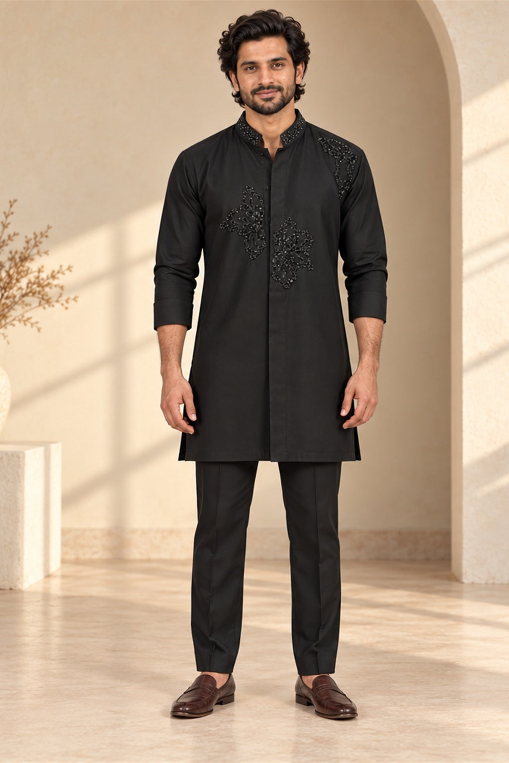 Front Embroidered Kurta