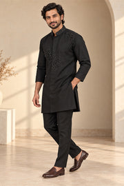Front Embroidered Kurta - three-quarter model
