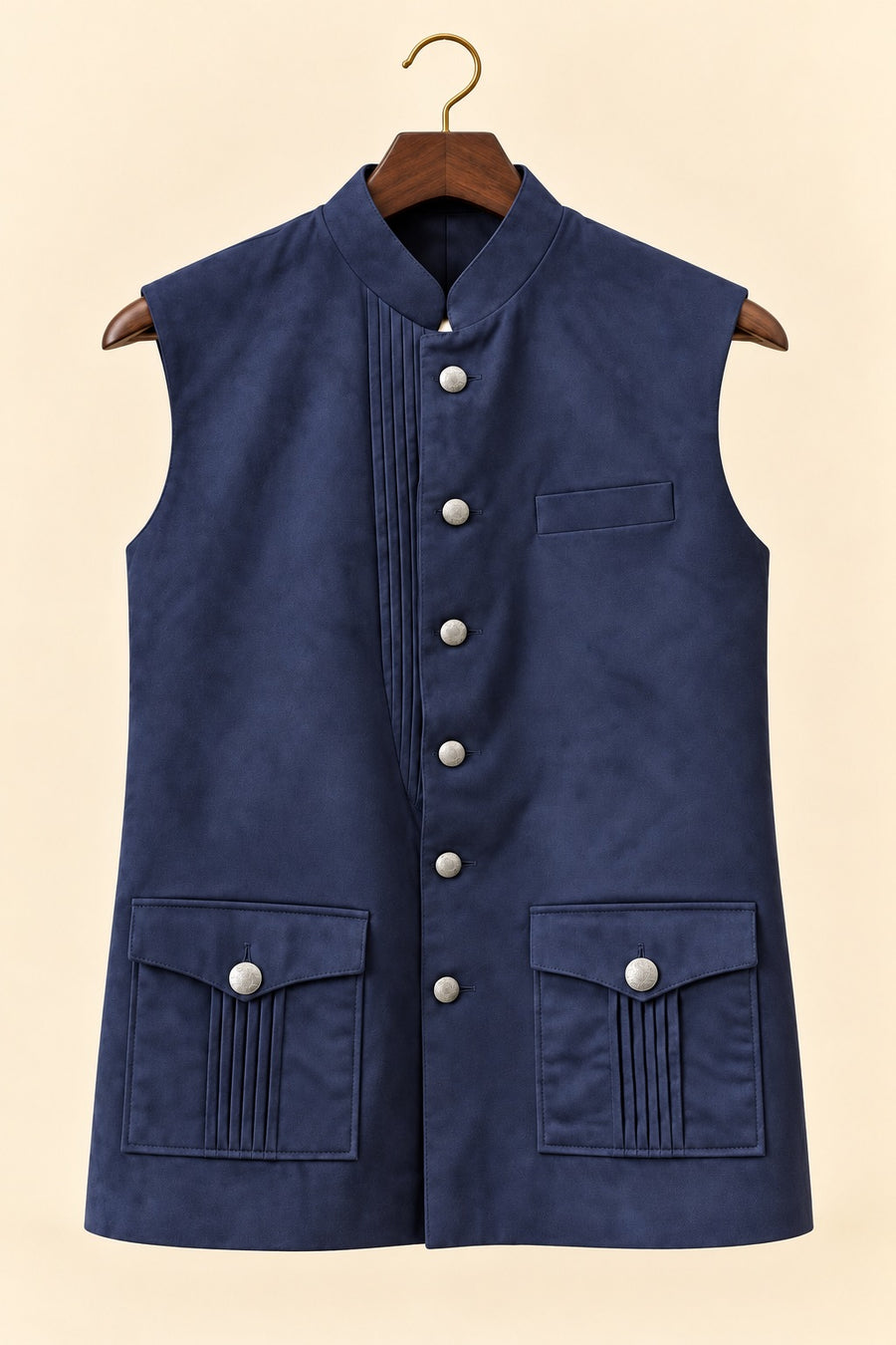 Suede Nehru Jacket